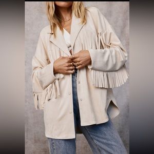 Brand new 12th Tribe Fringe Jacket!
